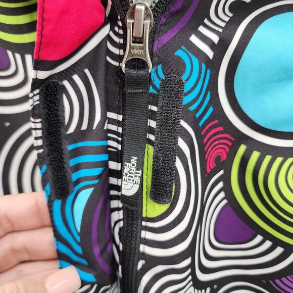 The North Face Girls XL 18 Jacket Multicolor Hooded Polyester Outdoor Coat - Picture 6 of 9